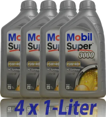 Produktbild von Mobil Super 3000 X1 5W-40 4x1 Liter