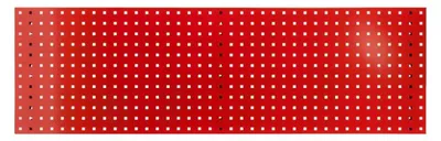 Produktbild von Lochwand, L1482 x B456 mm, Verkehrsrot (RAL 3020)