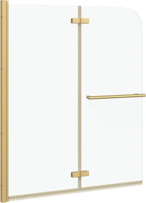 Immagine prodotto di vidaXL Cabina doccia Gold 120 x 140 cm ESG vetro e alluminio