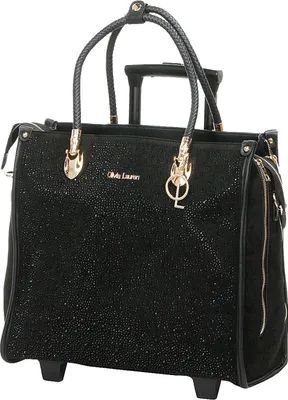 Produktbild von Damen Aktentasche Lehrer/Tasche Trolley Laptoptrolley Schwarz Bowatex