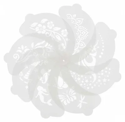 Produktbild von Make-up-Schablonen, 10 Stück.