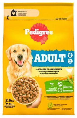 Productafbeelding van Pedigree Adult  Hondenvoer Kip 2,6KG
