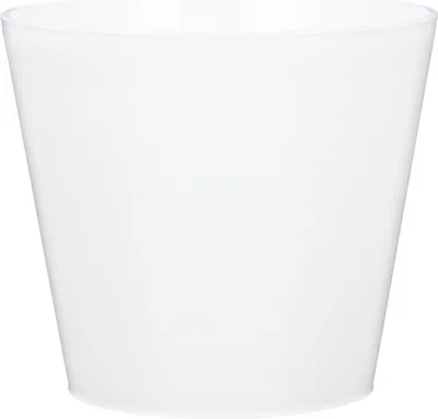 Produktbild von Scheurich Purista 30, Blumentopf/Pflanzkübel, rund,  aus Kunststoff Farbe: Bianco, 30 cm Durchmesser, 24,2 cm hoch, 10 l Vol.