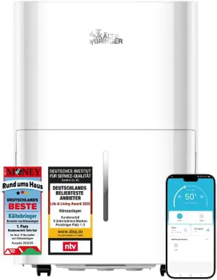 Produktbild von Luftentfeuchter - LED Display, WLAN & App - sehr leise & energiesparend - Gegen Feuchtigkeit & Schimmel (20L)
