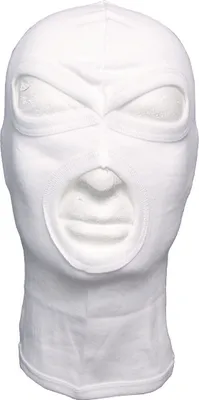 Produktbild von MFH Balaclava, 3-Loch, dünn, 100 % Baumwolle, weiß