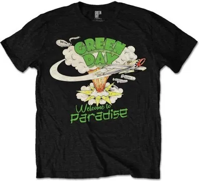 Produktbild von Green Day Shirt L welcome to paradise