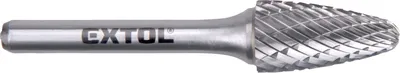 Produktbild von EXTOL INDUSTRIAL Hartmetallfräser, Rundbogen, O 12x25mm/Schaft 6mm, 8703755