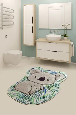 Image de Mijolnir, Koala- CHL4271, Coloré, Tapis de bain, 700 gr/m², 100% tissu velours