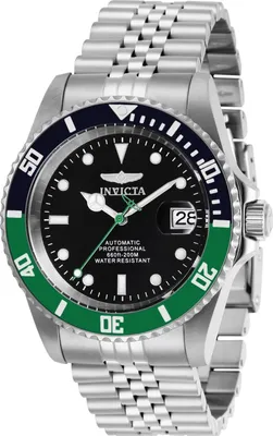 Obrázok produktu pre Invicta Pro Diver 29177 Pánske Hodinky - Automatický Hnací Mechanizmus - Nerezová Oceľ s Čiernym Ciferníkom - 42 mm