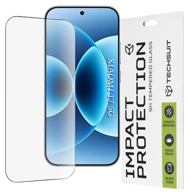 Obrázek produktu pro Techsuit – 111D Full Cover / Full Glue Glass ochranné sklo na displej pro Xiaomi 17 – černé