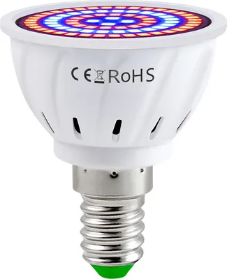 Produktbild von 7W E14 80LED Pflanzenlampe Pflanzenlicht Zimmerpflanzen Gemüse Blumen Wachstumslampe Grow Lampe