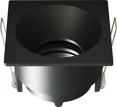 Produktbild von Ledvion LED Einbaustrahler Quadratisch Schwarz dimmbar
