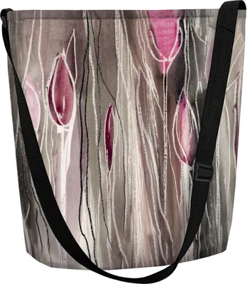 Produktbild von ARCO DESIGN Filztasche Handtasche Funky Tulpen 32 x 32-25 cm