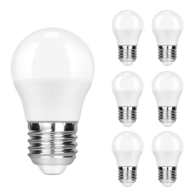 Zdjęcie produktu dla ZMH E14 żarówka LED ciepła biel 6-pak żarówka 4W odpowiednik 3000 ciepła biel bez migotania żarówka energooszczędna bez możliwości ściemniania