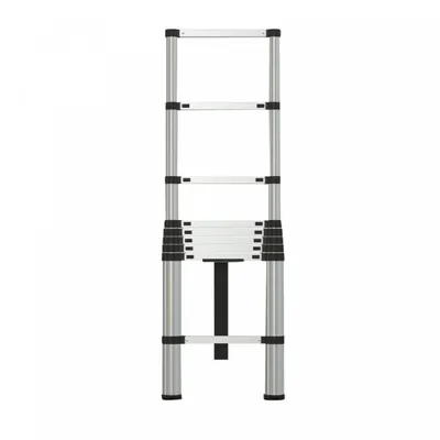 Image de Herzberg HG-5380 : échelle télescopique polyvalente en aluminium de 3,8 m