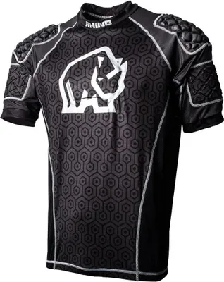 Image de Rhino Rugby Protection Maillot de sport Pro Body noir adulte - Large