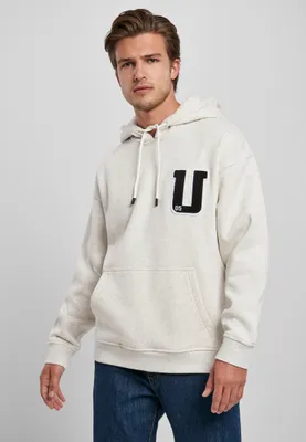 Immagine prodotto di Urban Classics Felpa con cappuccio oversize in spugna con cappuccio grigio chiaro-XXL