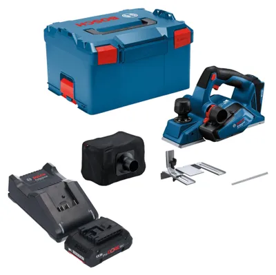 Obrázek produktu pro Bosch GHO 18V-26 Profesionální akumulátorový hoblík 18 V 2,6 mm bez kartáčů + 1x akumulátor ProCORE 4,0 Ah + nabíječka + L-Boxx