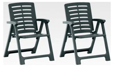Produktbild von Gartenstühle, 2 Stück, Kunststoff, Grün