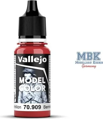 Productafbeelding van Vallejo 70.909, 17 ml, Karmozijnrood, Mat, Fles
