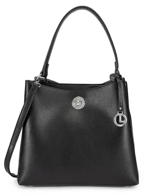 Productafbeelding van L.CREDI schoudertas schoudertas Sarine Hobo Black zwart