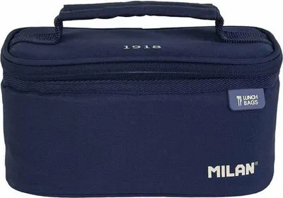 Immagine prodotto di Borsa isotermica per alimenti piccola con 1 contenitore (1,5 litri) serie 1918, blu navy milano