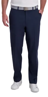 Immagine prodotto di Pantaloni da uomo Haggar, modello Cool Right Performance Flex, taglio classico, vita piatta