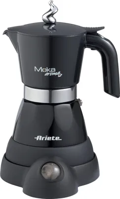 Produktbild von elektr. Espressokocher Moka Aroma schwarz