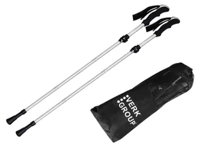 Obrázek produktu pro Verk 14707 Hole na nordic walking a trekking, 2 ks, stříbrné