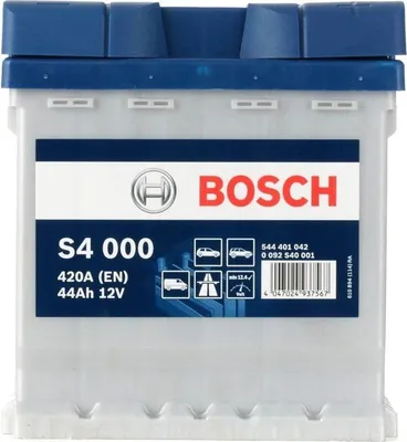 Produktbild von Bosch 547400, 44 Ah, 12 V, 420 A, Auto, Blau, Grau, 175 mm