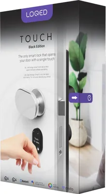 Produktbild von Shelly LOQED Touch Smart Lock - Schlüsselloses Türschloss, Black Edition