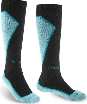 Produktbild von Bridgedale Midweight Plus Lange Socken Schwarz EU 38-40 Damen Schwarz EU 38-40