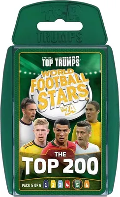 Produktbild von Winning Moves Kartenspiel Fußball Top Trumps World Football Stars 200