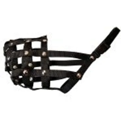 Produktbild von Palkar Nylon-Maulkorb für Hunde in Größe. 5 33 cm x 11,5 cm schwarz (Palkar Nylon-Maulkorb für Hunde Größe 5 33 cm x 11,5 cm schwarz)