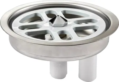 Produktbild von BieTal® Tropfschale Tropfkasten Edelstahl rund 13,2cm & Gläserdusche Einlassen