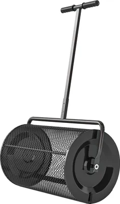 Zdjęcie produktu dla Rozsiewacz kompostu 300L 61x40cm rozsiewacz nawozu trawnik ogród rozsiewacz ogrodowy z uchwytem w kształcie litery T kosz z siatki metalowy rozsiewacz nasion rozsiewacz torfu rozsiewacz trawnika pielęgnacja trawnika do kompostu, obornika nawóz nasiona