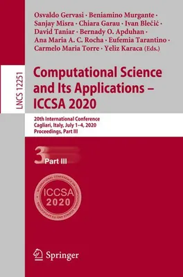 Obrázok produktu pre Computational Science and Its Applications - ICCSA 2020