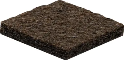 Produktbild von WAGNER Filz Pad 24tlg. - 20 x 20 x 3 mm, selbstklebend, braun, für Filzgleiter, Schutzpads oder zum Basteln - 15172199