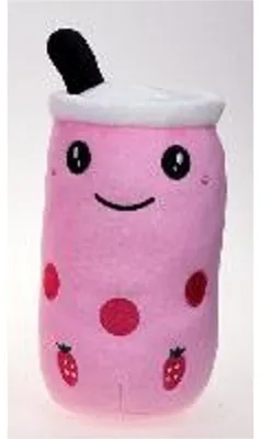 Produktbild von Bubble Tea Boba Plüsch rosa, 20cm