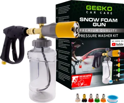 Produktbild von Gecko Snow Schaumpistole mit Adaptern