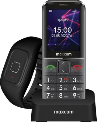Image de Maxcom MaxCom Comfort MM735 mobile phone 5.59 cm (2.2") 83 g Black Entry-level phone