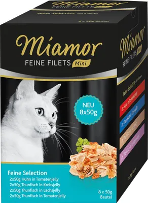 Produktbild von Miamor Feine Filets Mini Multibox Feine Selection 8 x 50 g - 4 Stück