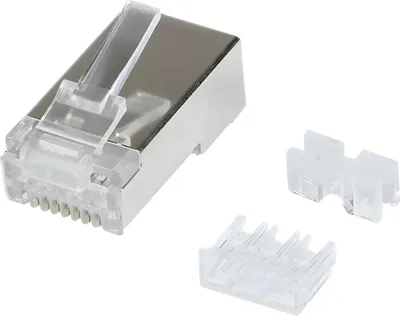 Produktbild von Logilink Modular RJ45 Plug Cat.6A STP, 50 Stück