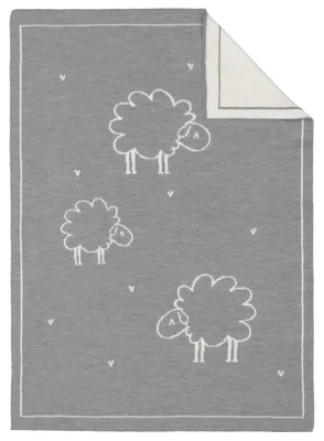 Produktbild von Eagle Products Babydecke LILLY, 75x100 cm, h´grau