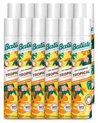 Obrázok produktu pre 12 ks šampónu bez oplachovania Batiste Tropical – tropická vôňa – 200 ml – výhodný balík – 12 kusov