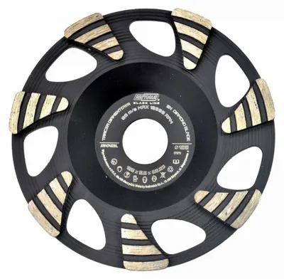 Obrázok produktu pre AWTOOLS Rýchlobrúsna diamantová kotúčová doska / 125 mm