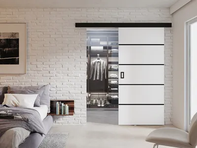 Obrázok produktu pre Posuvné interiérové dvere SANITA 2 - 100 cm, biele