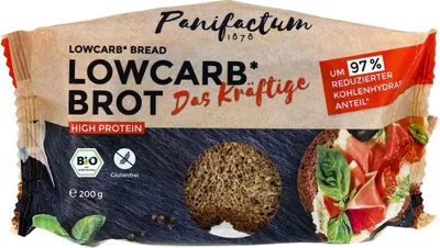 Produktbild von Panifactum Low Carb* Brot Das Kräftige  200g