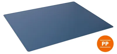 Immagine prodotto di DURABLE Sottomano in PP opaco con angoli arrotondati 530x400 mm , Blu scuro, 713207
