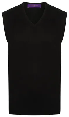 Obrázek produktu pro Henbury – pánský svetr, výstřih do V, lehký, bez rukávů LT4247 (M) (černý)